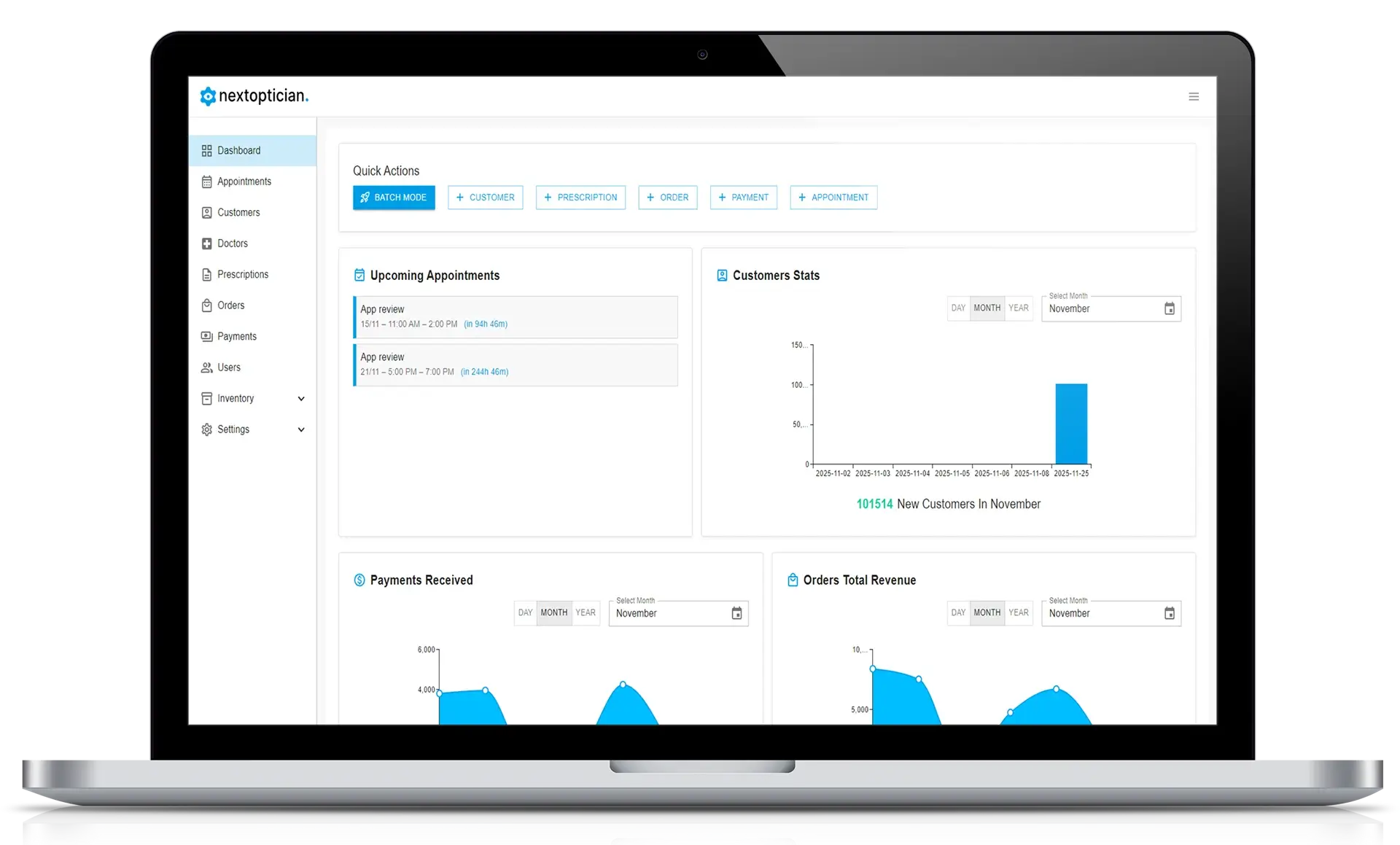 NextOptician - Optician's Digital Workspace